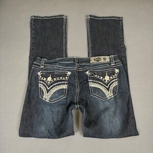LA Idol USA Bootcut Jeans Dark Wash Women's Size 34x32 Y2K Grunge